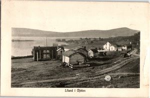 Nordland Liland i Ofoten. (Narvik Boghandel, uten nr). Småf. s/hv. Stpl. Ulvik ved Tjeldsundet 2-IX-19 (SL,6). Lett brekasje ute til høyre som skjemmer lite, ellers pen brukskvalitet.