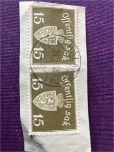 Brevklipp stmpl.  ØVRE HÅLANDSDAL