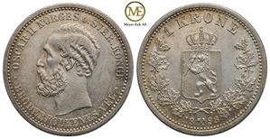 1 krone 1898 Oscar II. Kv.0