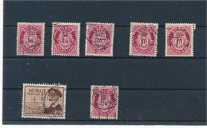 PERFINS 7 merker, flest "C.F.J."