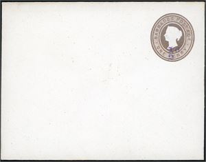 Barbados. 16 unused stationaries including 2 with "Specimen". Also an enveleopes with two stamps.