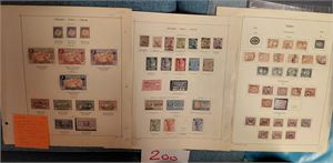 ITALIA x/o 3 gamle albumark med serier 1921-24 og eldre bak-i-boka. (€ 1000, hengslet regnet til 40% av xx)