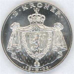 2 kroner Jubileum 1906. 0