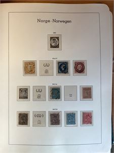 Samling, Samling i Leuchtturm SF album 1872 - 1984 stemplet / * / **