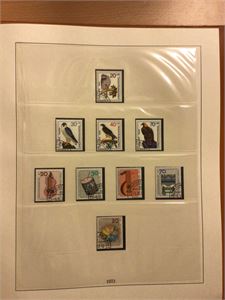 Tyskland Berlin, samling 1948 - 1979 stemplet i SAFE album.  Godt besatt