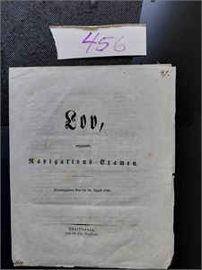 LOV ANGAAENDE NAVIGATIONS-EXAMEN (1839)