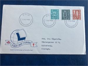 NK 610-12 Bruksmerker FDC