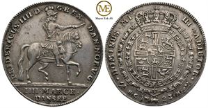 4 mark 1723 Frederik IV. Kv.1+/01