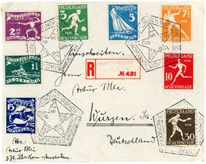 Olympics. Stamps on pages from at least three different collections.