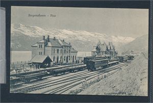 JERNBANESTASJON - VOSS (G. H. 722) Ubrukt