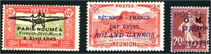 French colonies. A collection of Air Mail issues in a stockbook.