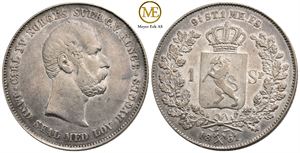 Speciedaler 1861 Carl XV. Kv.1+