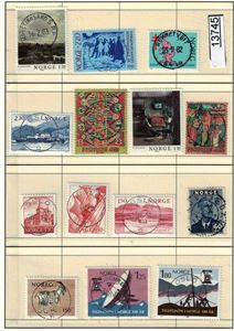 STEMPLER Diverse på plansje, noen "OSLO"