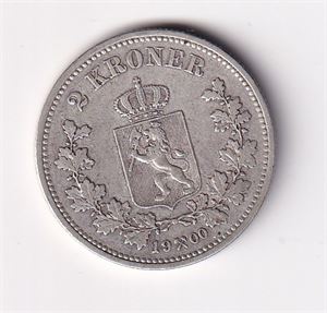 2 kroner 1900