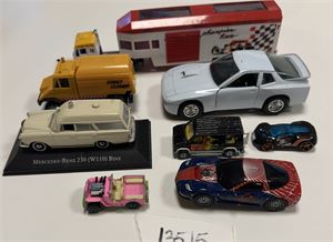 MODELLBILER Realisasjon 5 stk. Estimat 600 kroner!
