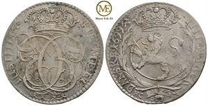 4 mark 1699 Christian V. Kongsberg. Kv.1+