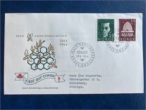 NK549-50  Arbeidersamfunn FDC