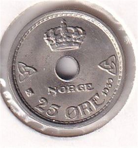 25 øre 1939