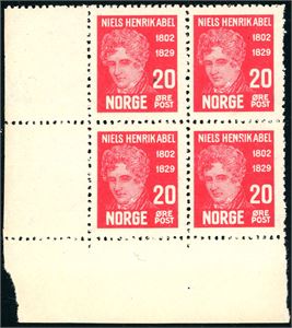 Noen norske merker i innstikkbok. Bl.a. en noen mindre varianter.