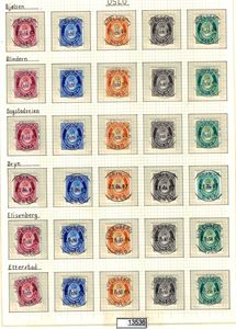 Moderne bruksmerker, alle lux "OSLO"-stempler