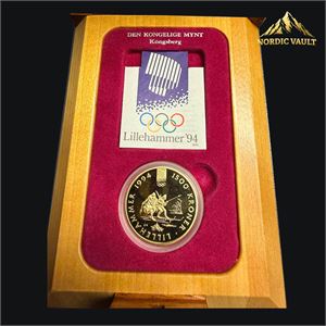 1500 kroner gull. 1994 OL Lillehammer