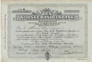 Den Norske Handelsbank Litra B