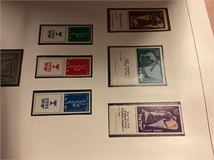 Israel 1950 - 1883 **/* i 2 Lindneralbum  Litt tynt de første 3-4 årene , men etter hvert komplett.