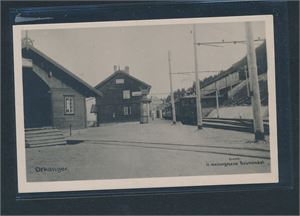JERNBANESTASJON-ORKANGER (Wettergreen). Ubrukt
