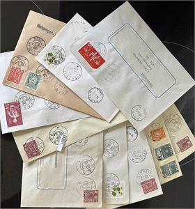 KPH-STEMPLER 10 brev, ser ut til å være stemplet tidlig 70-tallet