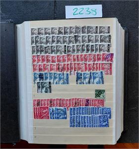GB o enorme mengder dubletter i mega visirperm 1953-2000. Ikke små bruksmerker, men medfølger 16 siders bok med en del av disse  type Wilding