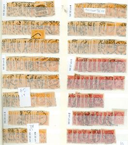 56--95. Store mengder Posthornmerker og noen kronemerker i innstikkbok. De fleste er katalogisert etter vannmerkestillinger.