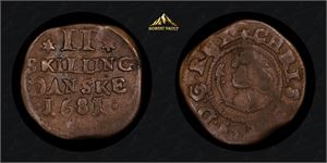 2 skilling 1681