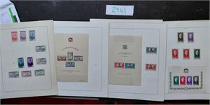 SYRIA Mi Bk 22-24, 28, 35, 38-39, 41, 43 og 45-47 + noen merker og serier (€ 1440)