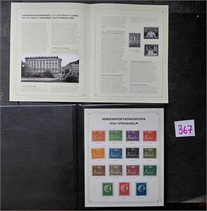 SVERIGE xx Mi 144-58, 1924 Kongress. Kjøpt fra Samlerhuset (€ 1300)