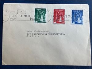 NK 383-85 Oslo 90 år FDC