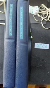 xx/x samling til 1982 i 2 Safe Dual album. Ikke noe spesielt før 1930. Nk 183 er hengslet, 259-60 xx, så antatt postfriskt etter krigen. De siste merkene på innstikksark