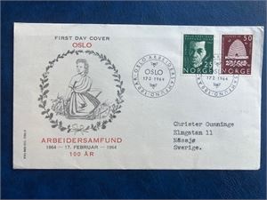 NK549-50  Arbeidersamfunn FDC