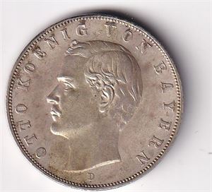 Tyskland Bayern 3 Mark - 1913D