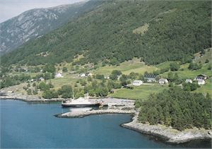 Båtkort - "Tysnes"  Ved Løfallstrand