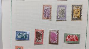 FRANSKA KOLONIER, MADAGASKAR. Samling på lösa blad