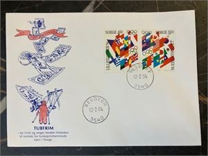NK 1194-95 OL FDC
