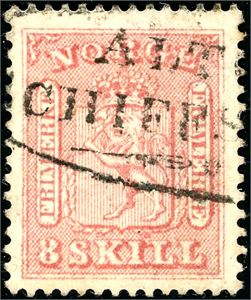 9. 8 skill, anert med det tyske ovale stemplet "Altona Schiffsbrief".