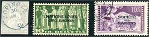 Switzerland. A collection to approx. 1970 in an album in two volumes.