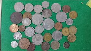 BRITTISK HONDURAS parti diverse inkl. ett par lågvalörer i silver