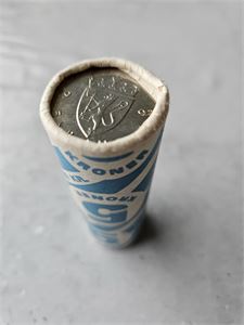 Myntrull 5 kroner 1992.  Utrop pålydande.