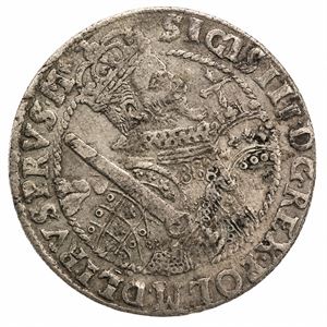 POLEN-LITAUEN, Sigismund III Vasa (1587–1632). 1/4 thaler 1622. .Naturlig patina, tydligt läsbar prägling