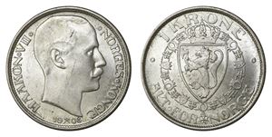 1 Krone 1908 Kv 0