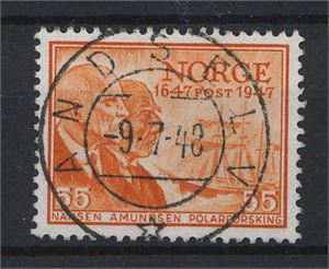 NK 367 Andselv 9-7-48 lux på 55ø Postjubileum