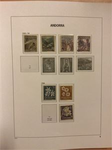 Andorra 1928 - 2017 (Spansk Andorra) **/ stemplet, noen merker.