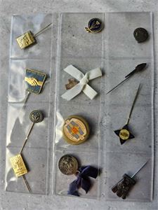 Sverige - Diverse nåler og "pins".  Religiøse. Første halvdel av 1900